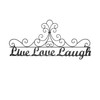 Hastings Home Metal Cutout, Live Laugh Love Decorative Wall Sign 3D Word Art Décor, Modern Rustic Farmhouse 727672ROB